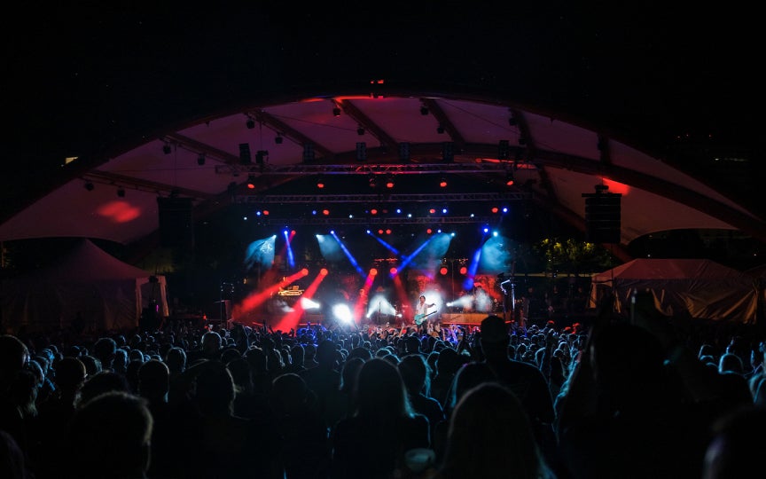 McGrath Amphitheatre in Cedar Rapids, Iowa. 