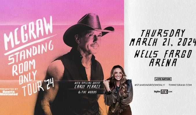 More Info for Tim McGraw - Standing Room Only Tour '24