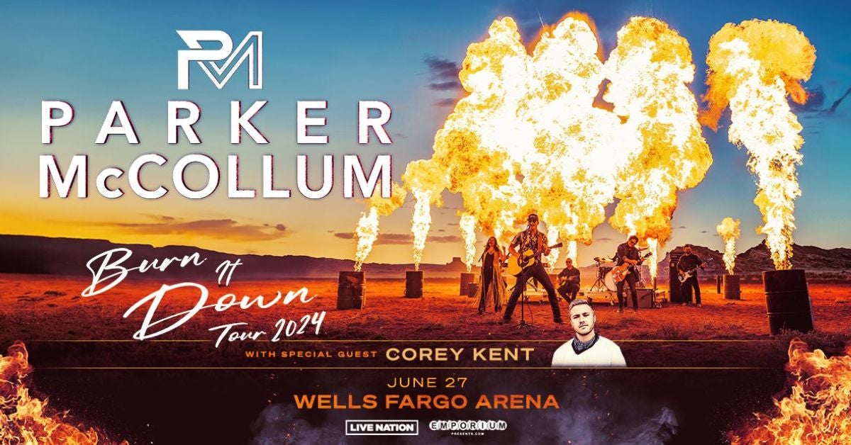 Parker McCollum BURN IT DOWN TOUR First Fleet Concerts