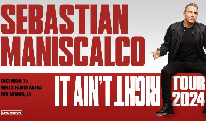 More Info for Sebastian Maniscalco - It Ain't Right Tour