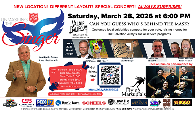 More Info for Salvation Army - Unmasking the Singer