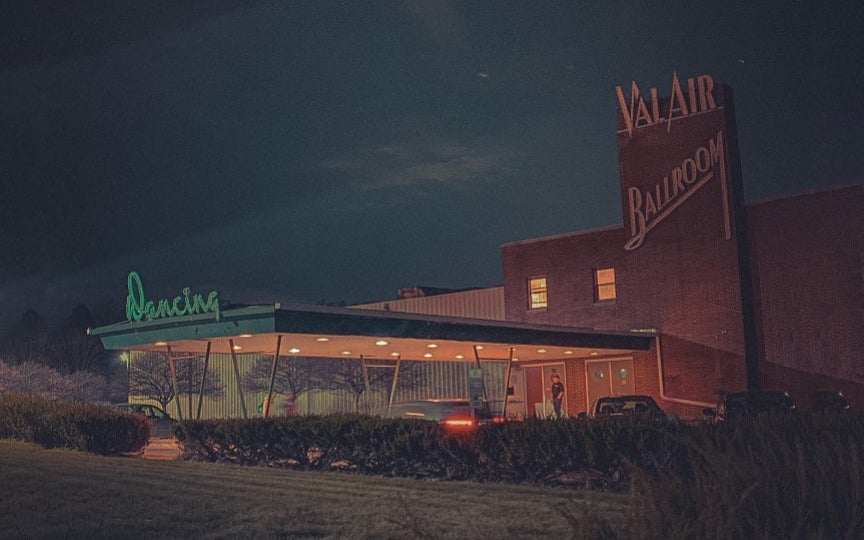 Exterior of West Des Moines venue Val Air Ballroom - photo by Shiara Nivana.